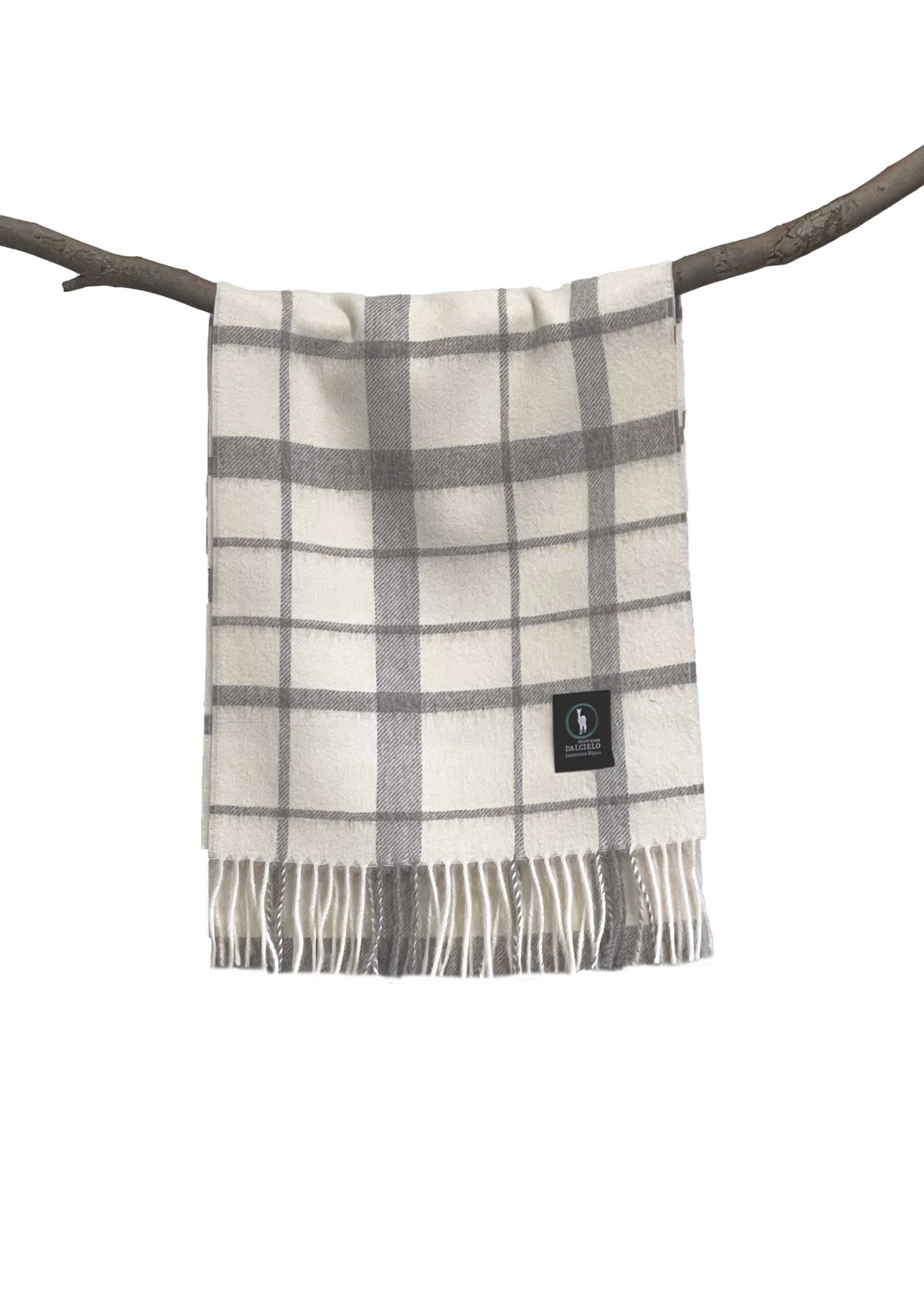 Dalcielo Baby Alpaca Check Scarf ECO Friendly