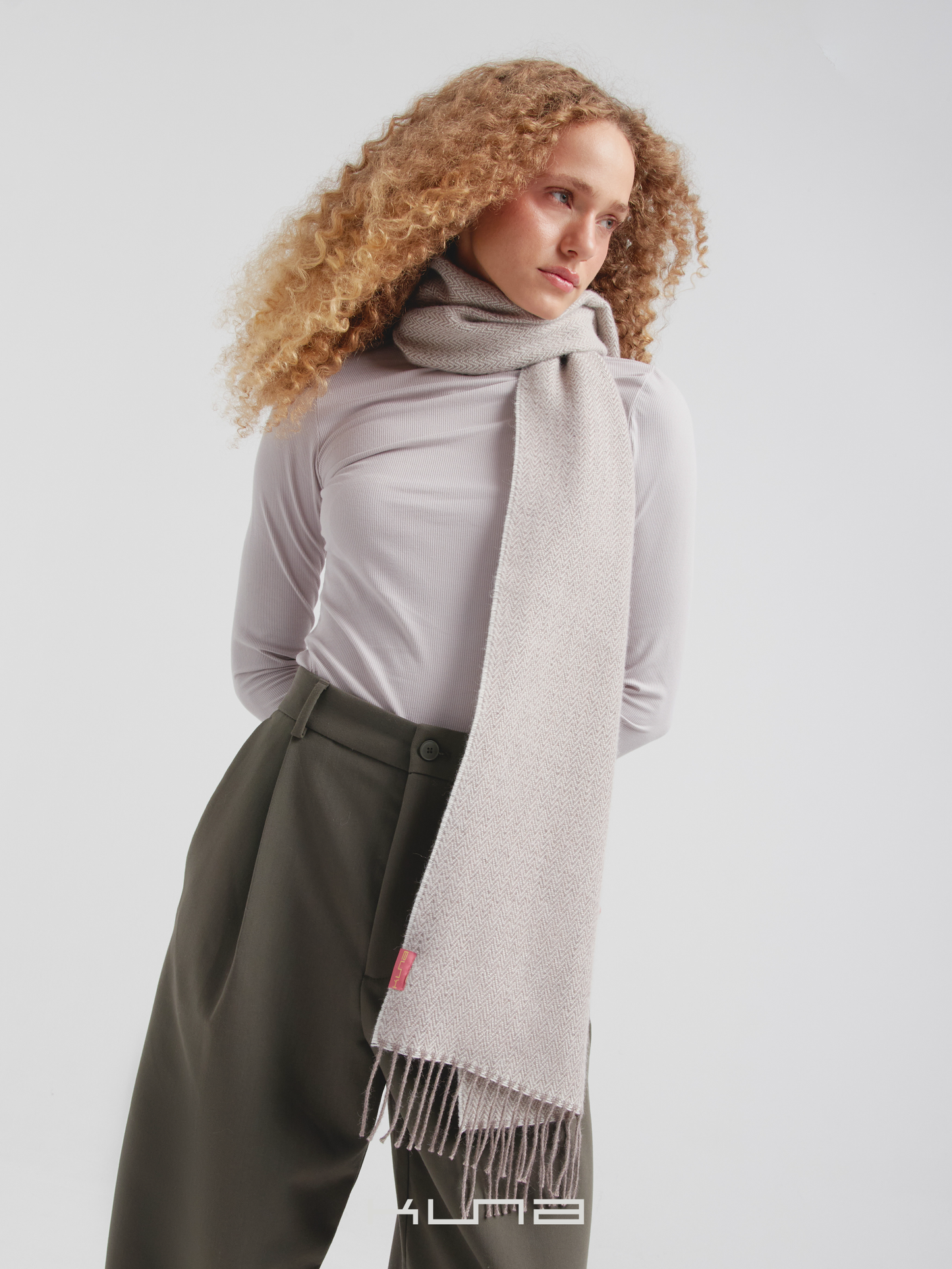 Celadon Alpaca Scarf