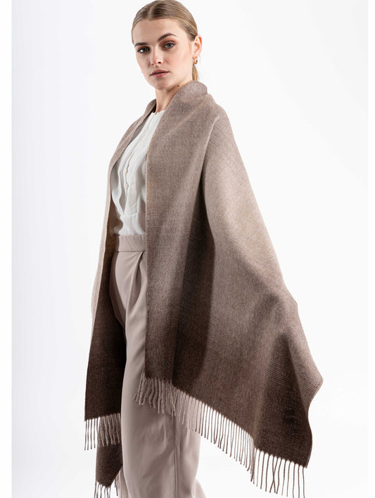 Dalcielo Baby Alpaca Ombre Shawl ECO Friendly