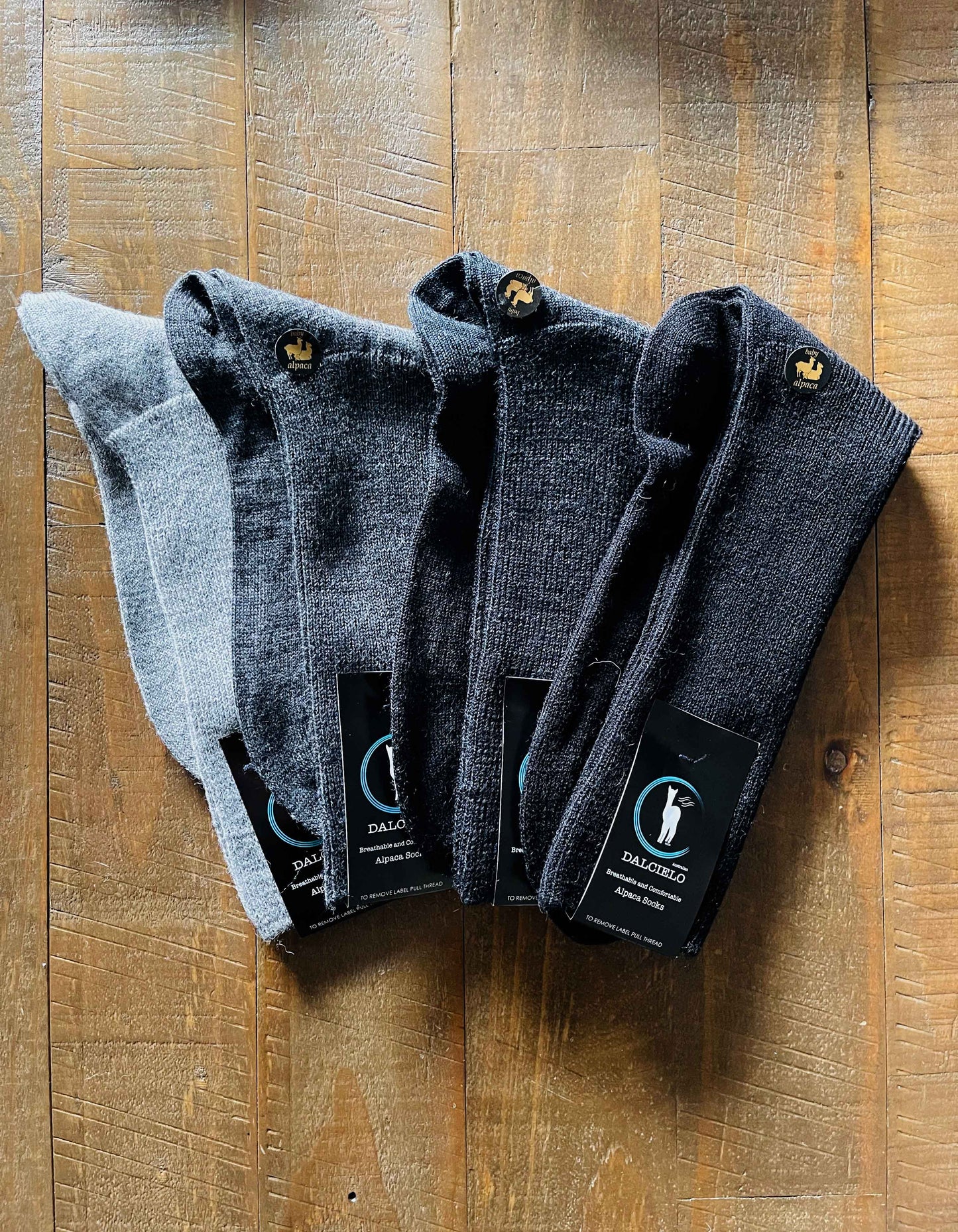 Baby Alpaca Ribbed Socks