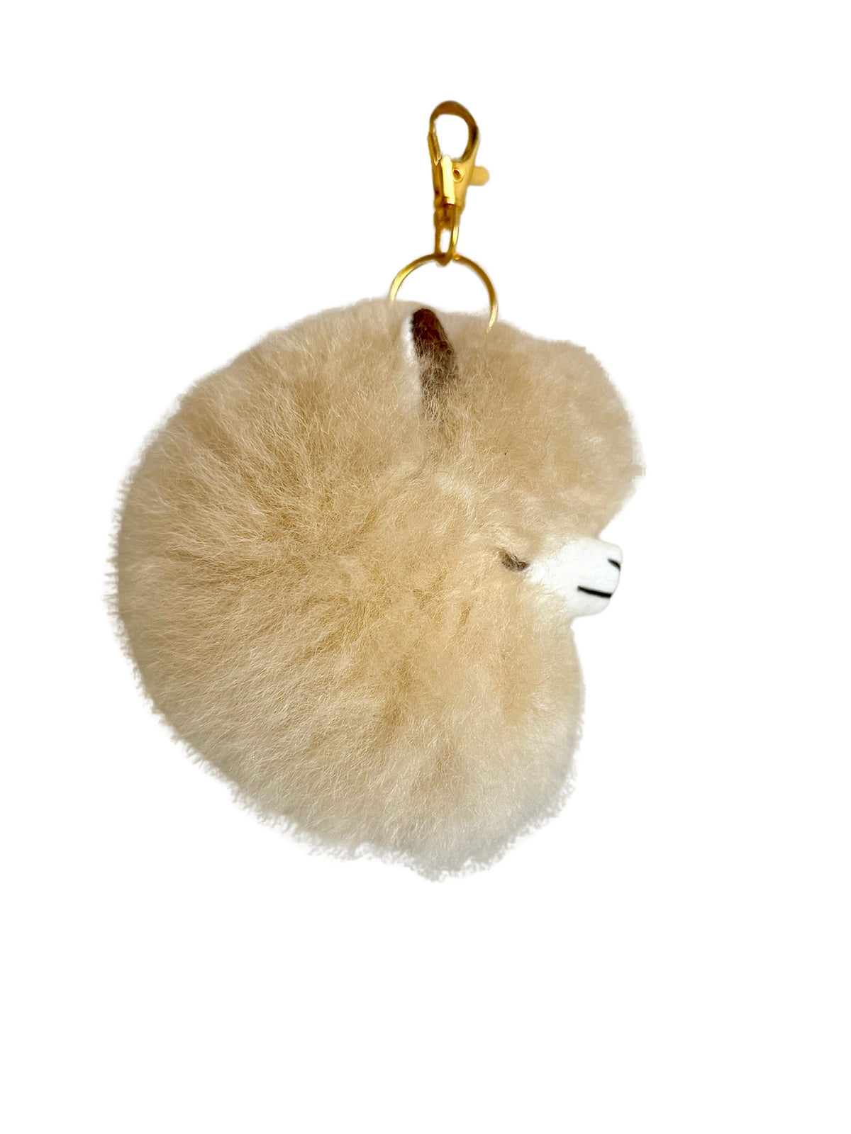 Alpaca Fur Keyring