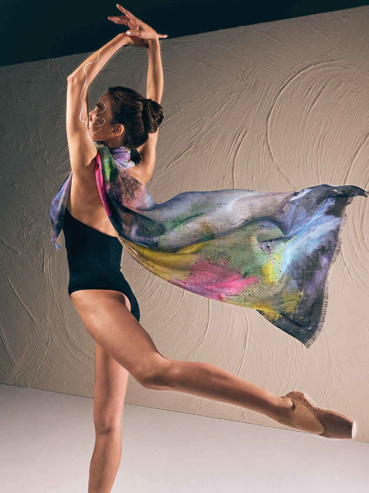 A Moment of Colour Shawl