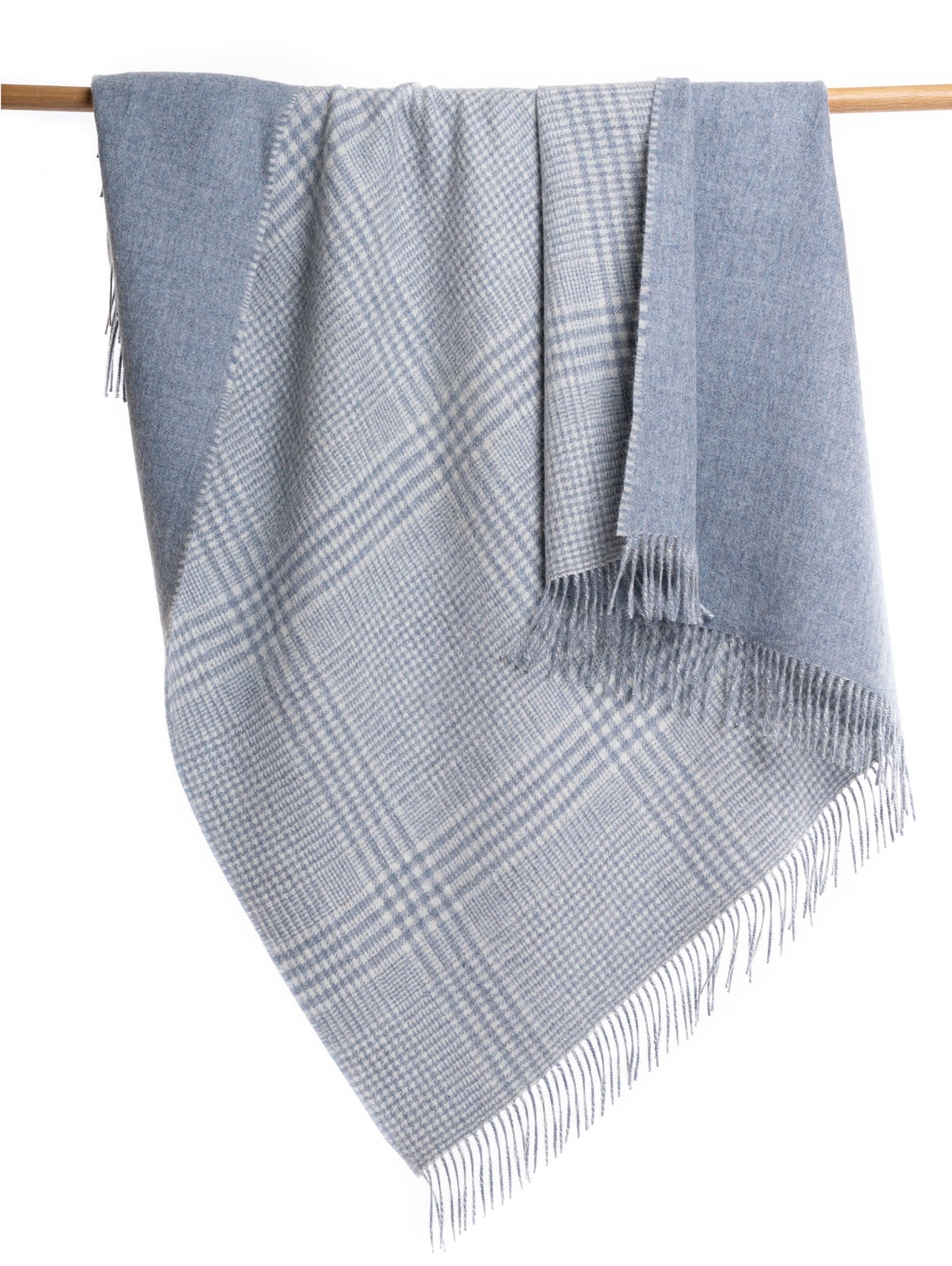 Double Sided Structured Alpaca Throw Blanket