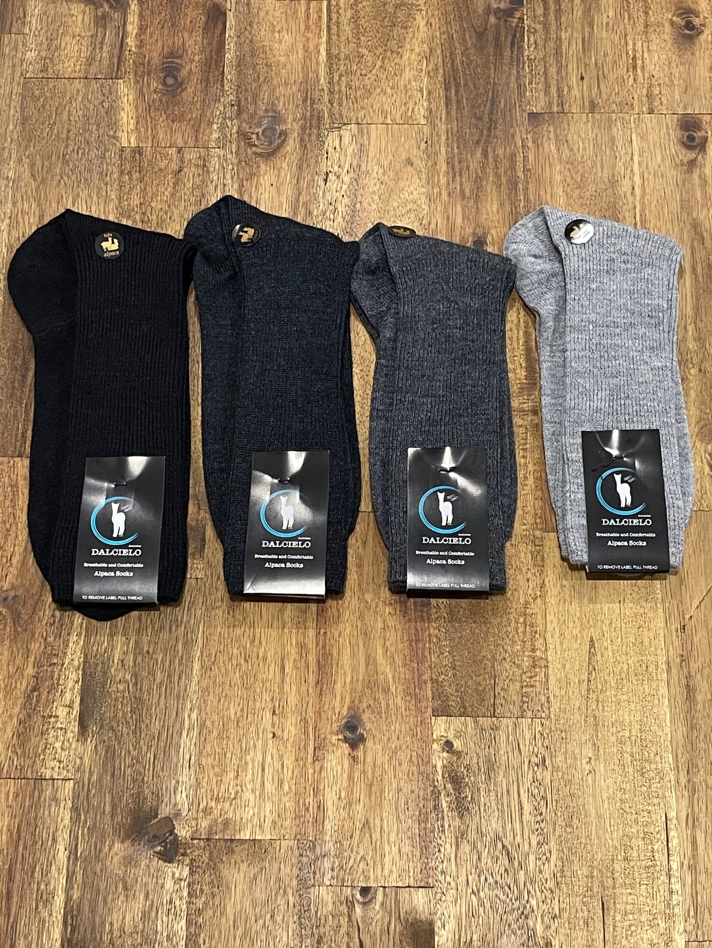 Baby Alpaca Ribbed Socks