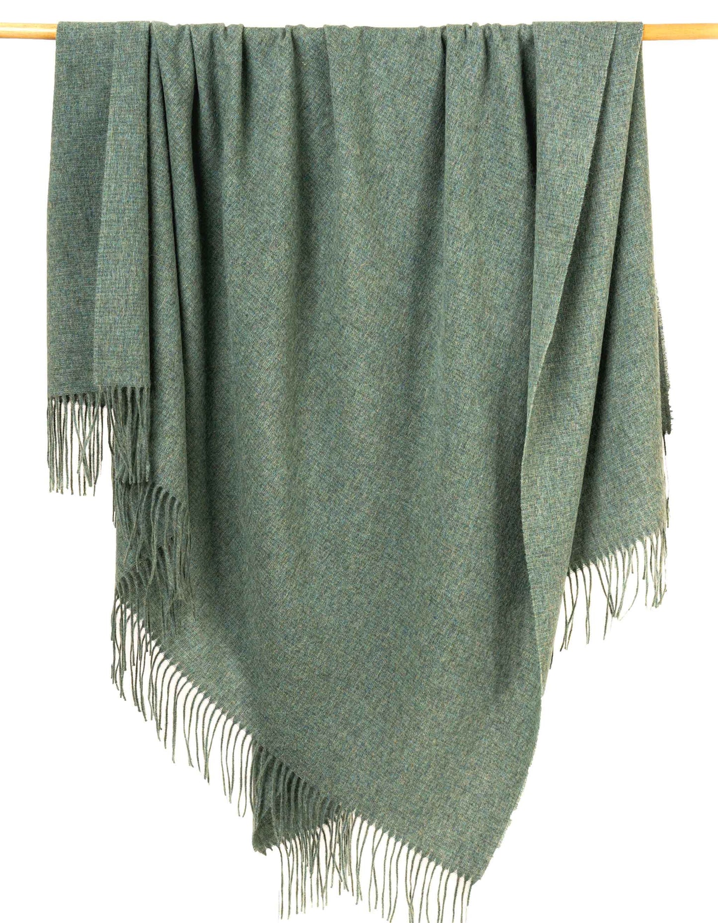 Classic Alpaca Wool Throw Blanket