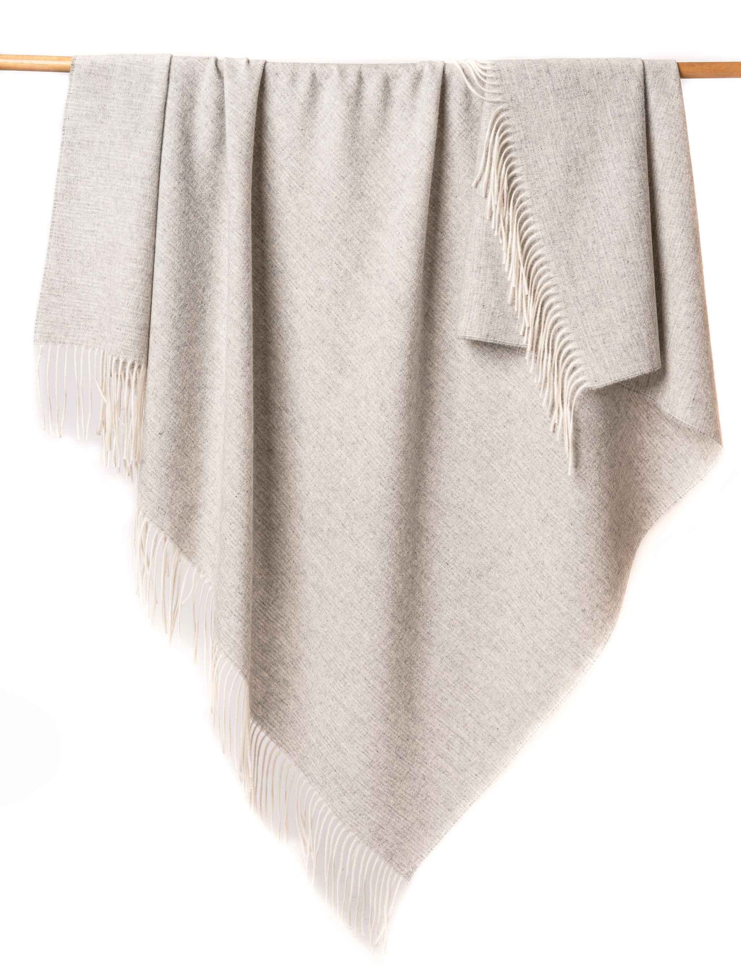 Classic Alpaca Wool Throw Blanket