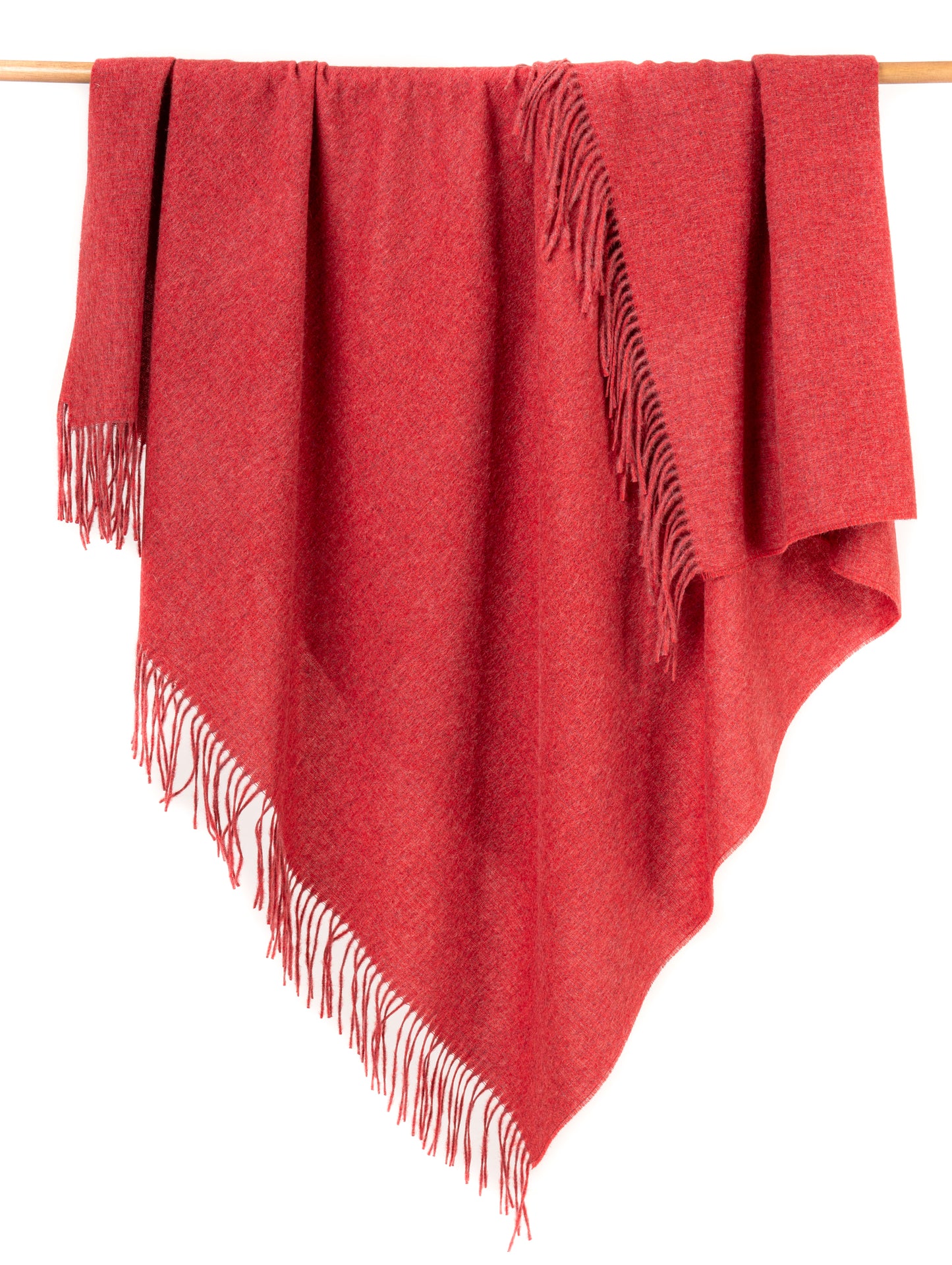 Classic Alpaca Wool Throw Blanket