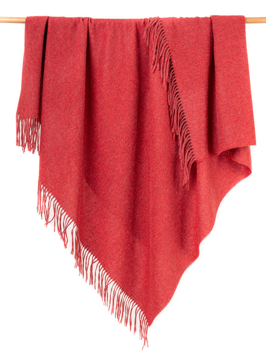 Classic Alpaca Wool Throw Blanket