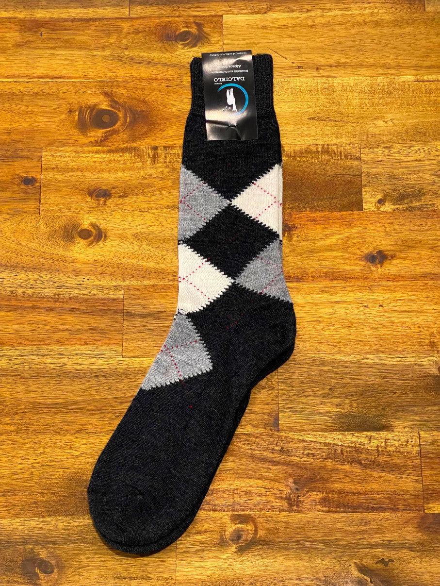 Baby Alpaca Argyle Socks