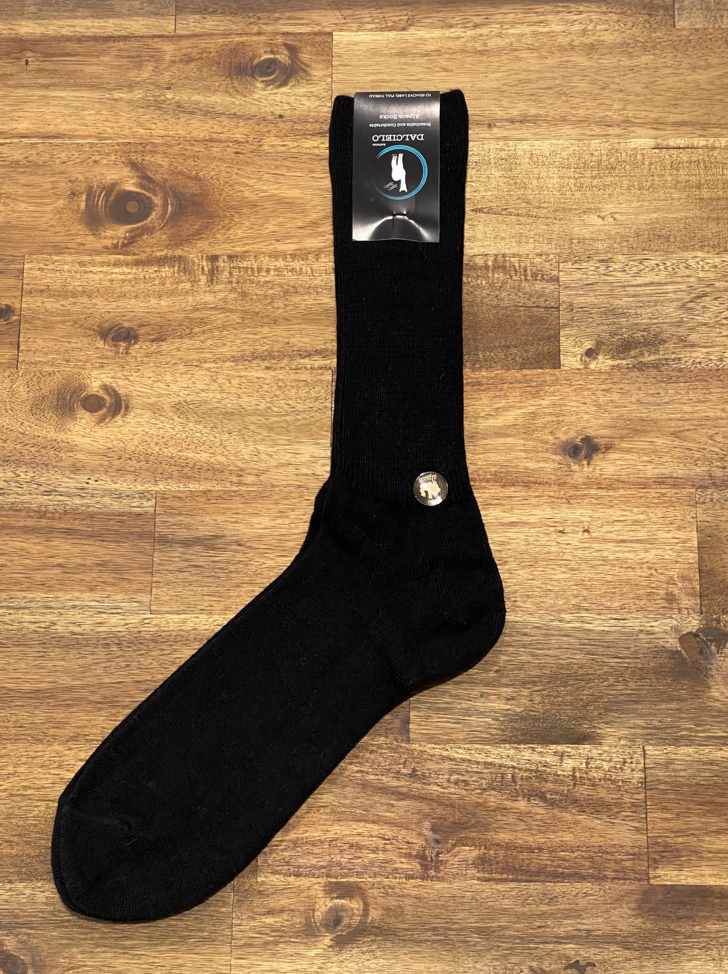 Baby Alpaca Ribbed Socks