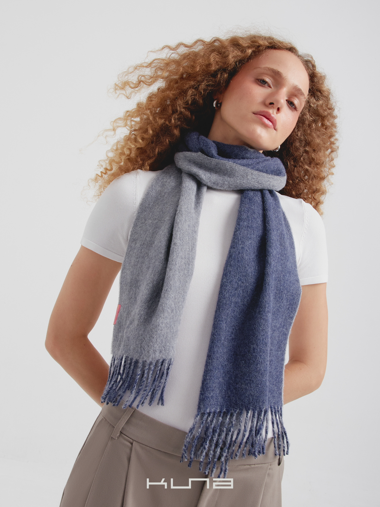 Tundra Alpaca Scarf (Double Face)