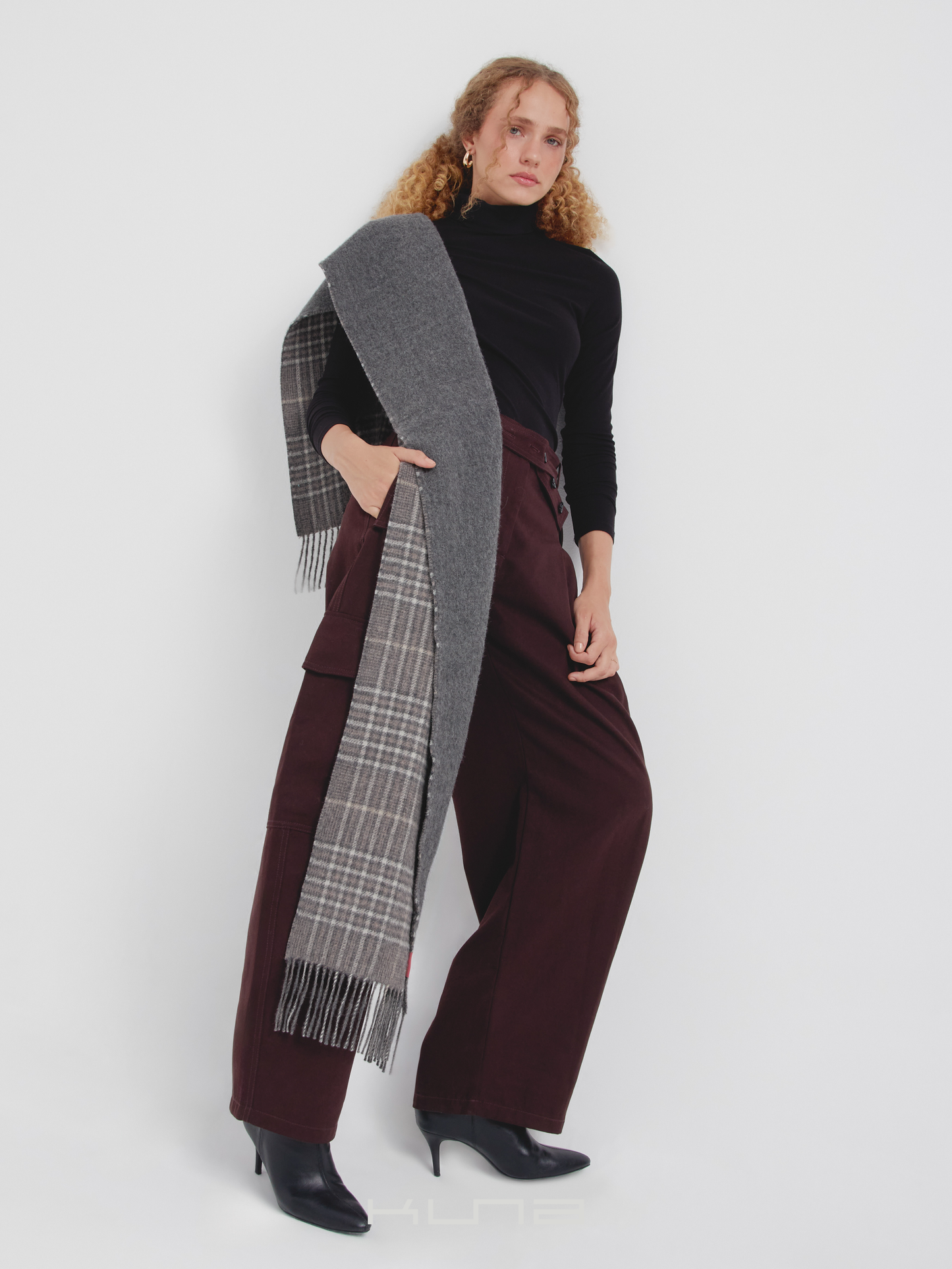 Chilian Alpaca Scarf (Double face)