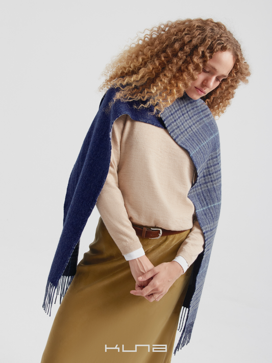 Chilian Alpaca Scarf (Double face)