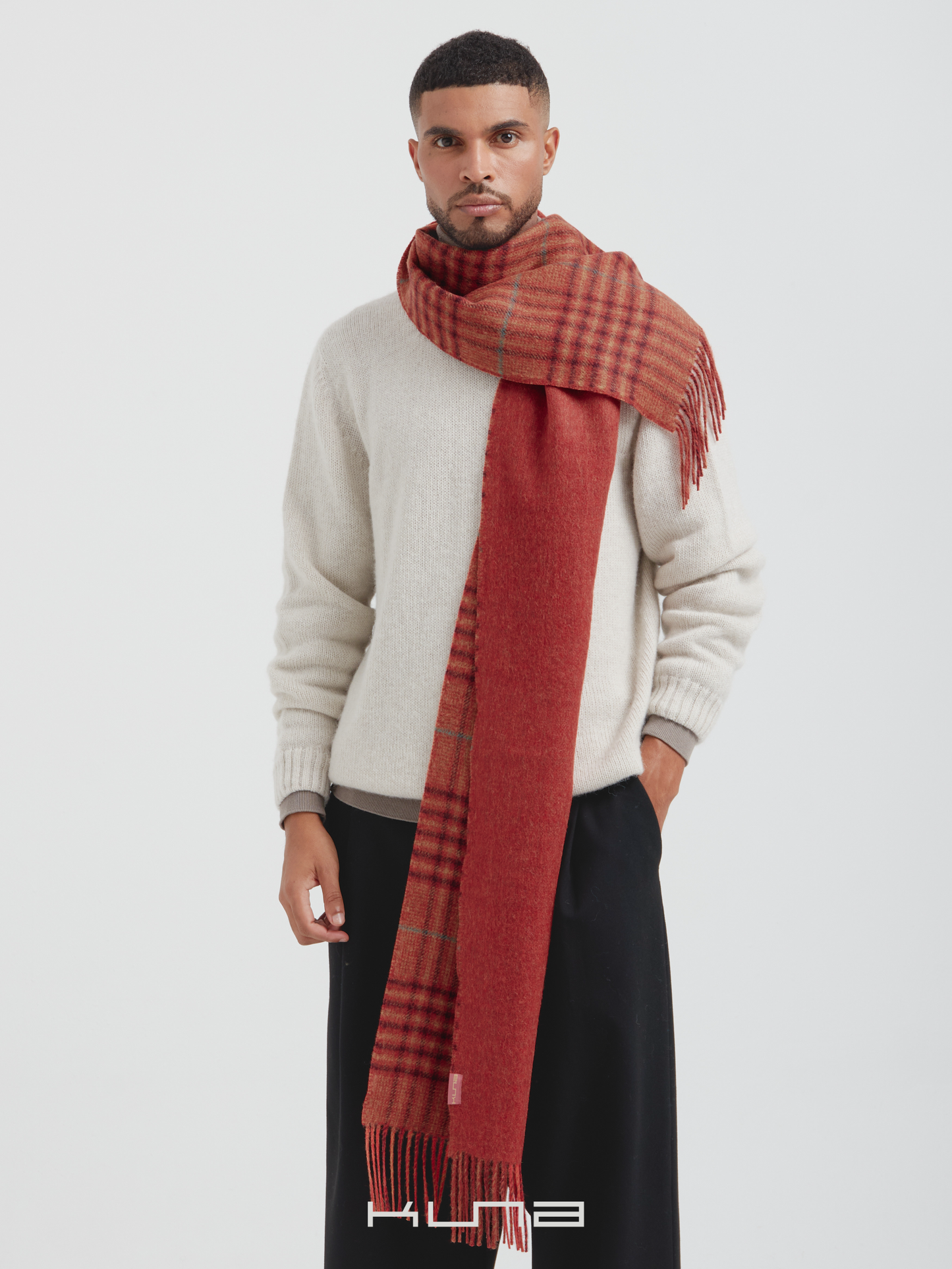 Chilian Alpaca Scarf (Double face)