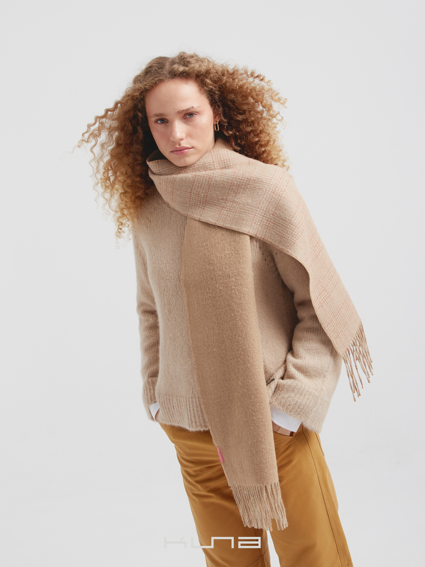 Cierto Alpaca Scarf (Double face)