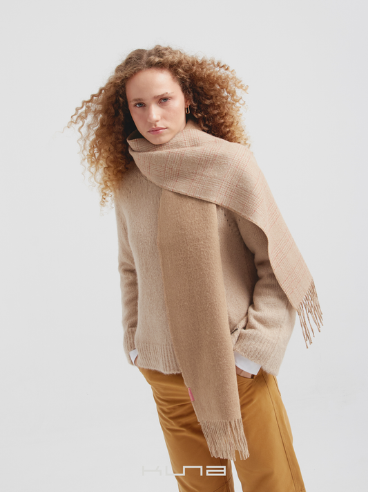Cierto Alpaca Scarf (Double face)