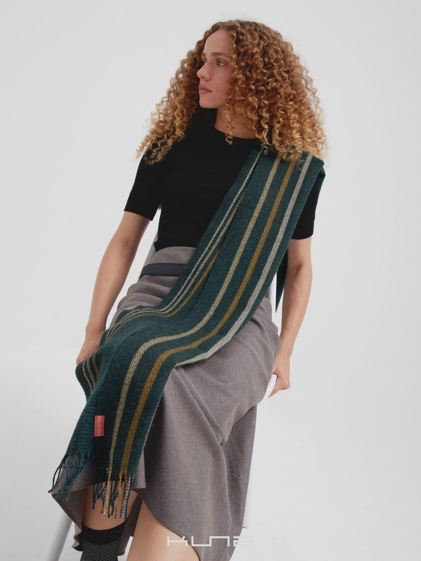 Cedar Alpaca Scarf
