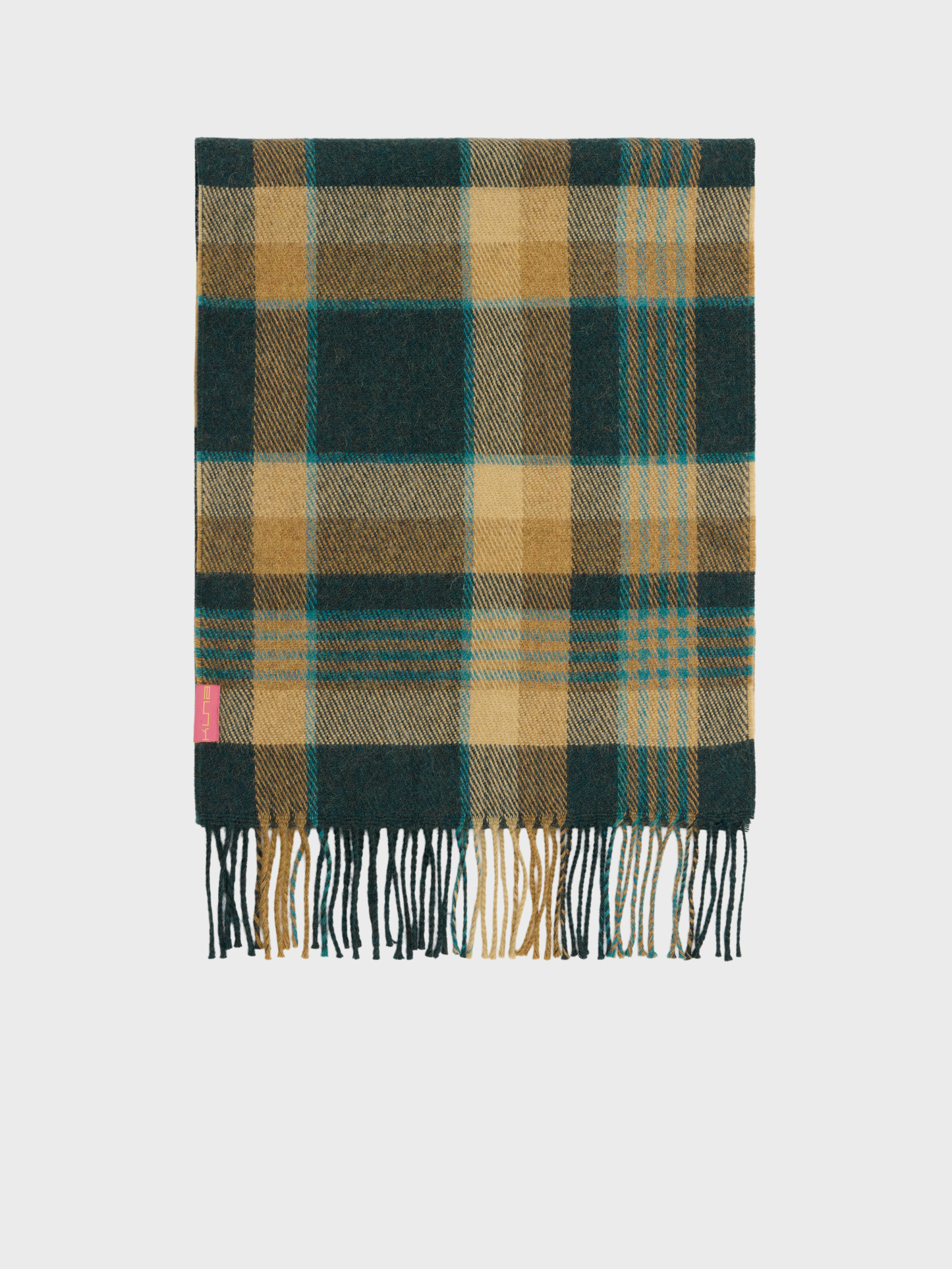Check Alpaca Scarf