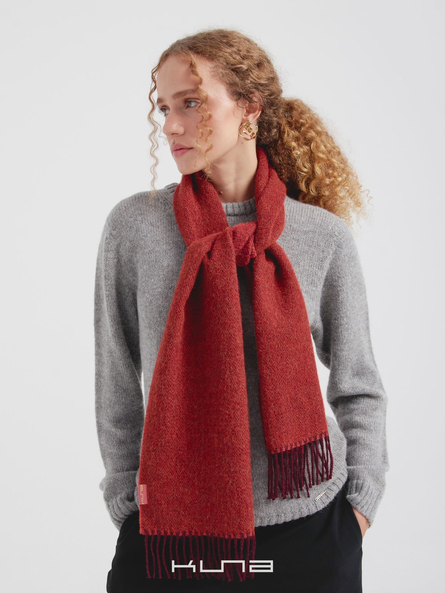 Celadon Alpaca Scarf
