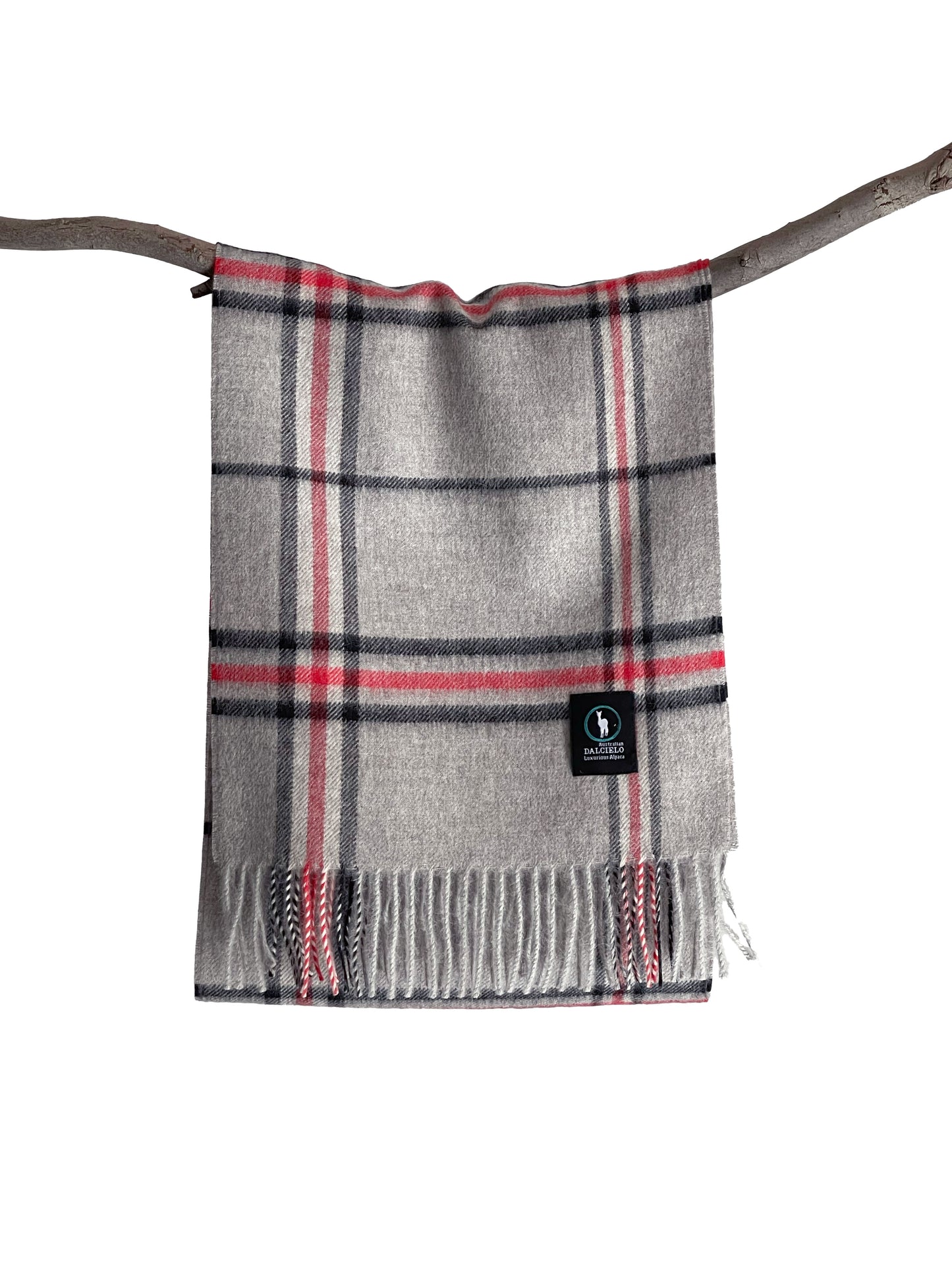 Dalcielo Alpaca Scarf Check L3