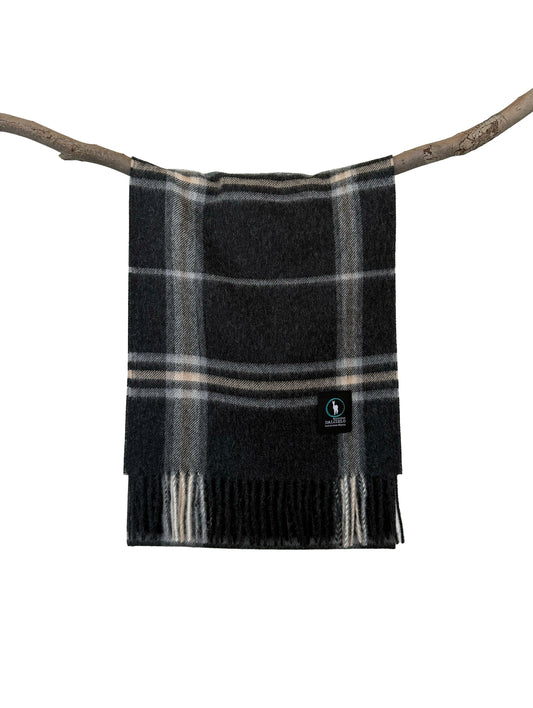 Dalcielo Alpaca Scarf Check L3
