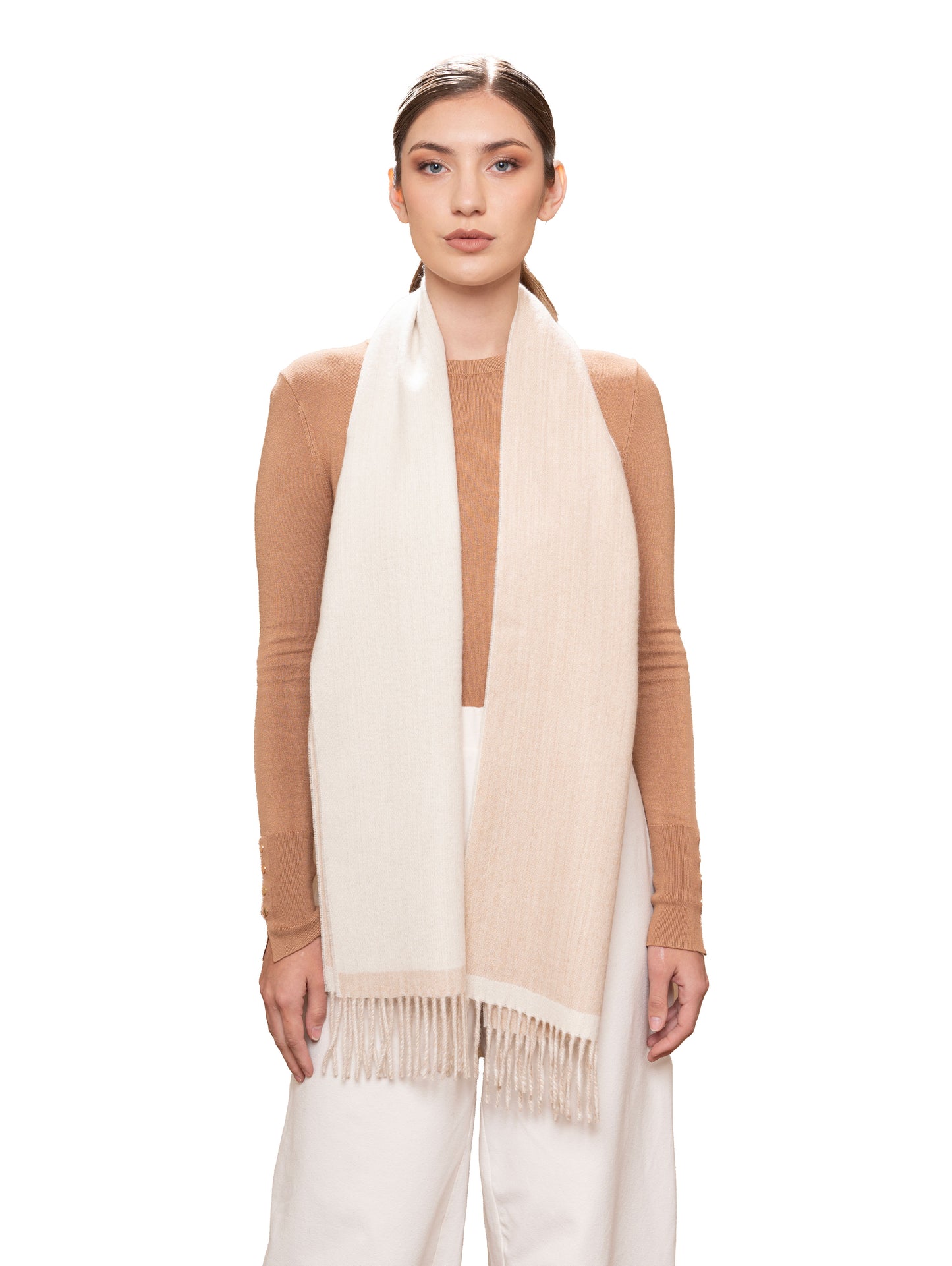 Dalcielo Baby Alpaca Bicolour Scarf ECO Friendly