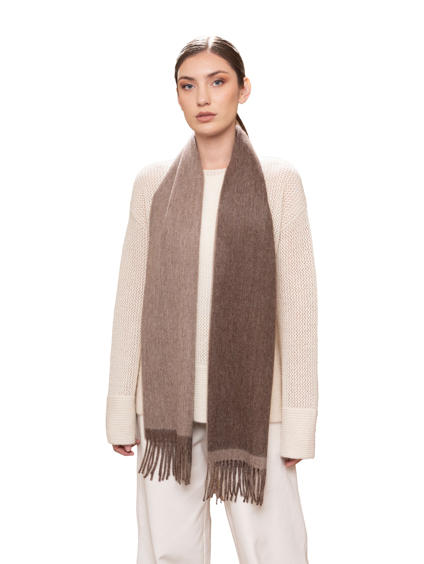 Dalcielo Baby Alpaca Bicolour Scarf ECO Friendly