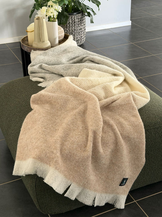 Ombre  Brushed Alpaca Throw