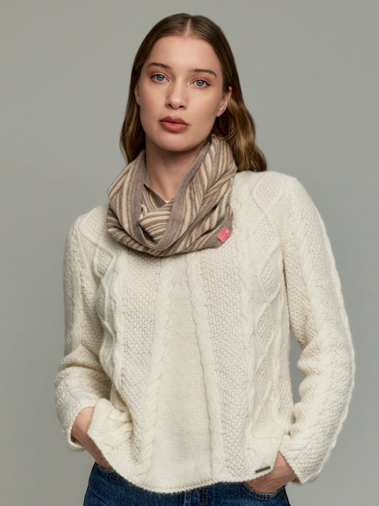 Yanis Alpaca Knitted Scarf