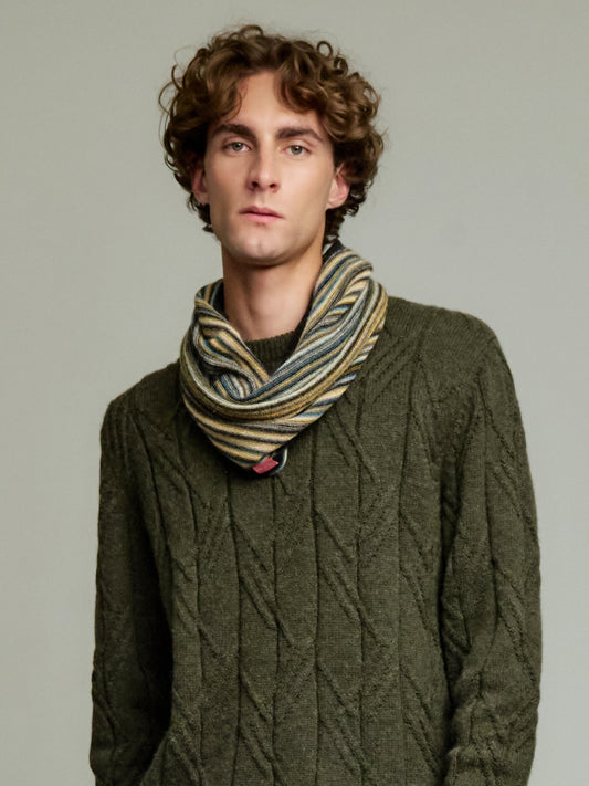 Yanis Alpaca Knitted Scarf