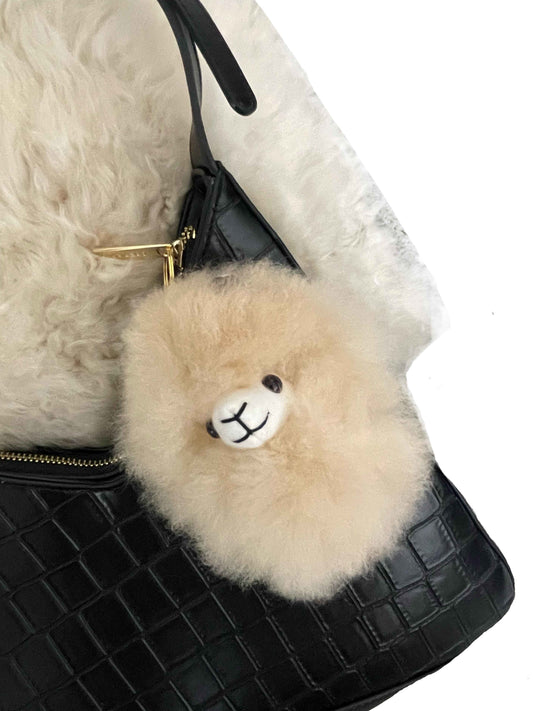 KEYRING ALPACA HEAD
